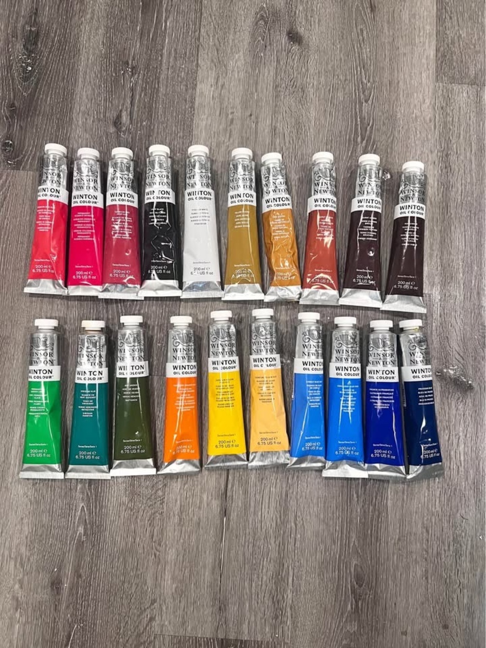 NEW Winsor Newton Winton Oil Paint Lot 200ml Large Set Artist Colors Bundle